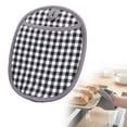 thumbnail image 2 of Pot Holders ,Silicone Hot Pads for Kitchen,Heat Resistant Oven Mitts Pads with Pockets Non Slip Grip, Large Potholders,Trivets for Cooking, Baking for Kitchen Baking Cooking Mitt(9.84x7.48"), 2 of 9