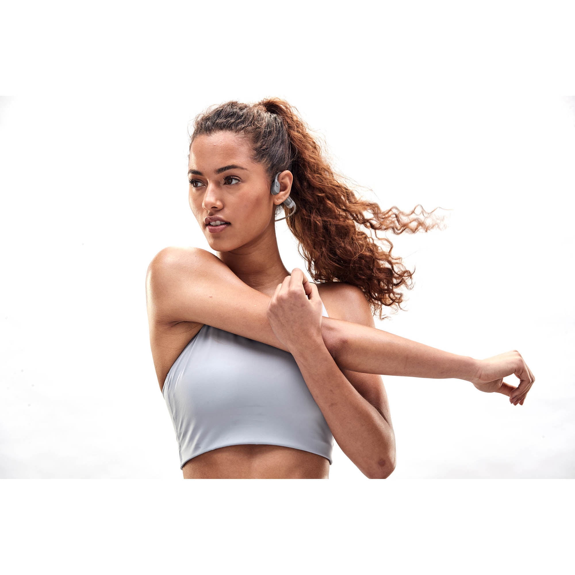 Shokz - OpenRun, CASQUE DE SPORT A CONDUCTION OSSEUSE, greis