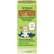 Boudreaux's Butt Paste With Natural Aloe Diaper Rash Ointment, 2 oz Tube