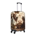 thumbnail image 3 of Uemuo Butterfly Cow Barrel Printed Washable Luggage Cover - Fashion Suitcase Protector Fits 18-32 Inch Luggage -Medium, 3 of 9