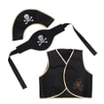 thumbnail image 2 of 1 juego de accesorios piratas, sombrero pirata para mujer adulta, accesorios piratas, disfraz pirata, figura pirata, sombrero pirata, accesorio para disfraz pirata, 2 of 7