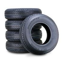 ROCKMAN Trailer Tire ST225/75R15 10-Ply Load Range E 117M Steel Belted Radial 11168, Set5