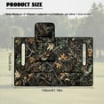 thumbnail image 7 of Xixirimido Golf Cart Seat Covers, Golf Cart Seat Towel Blanket with 4 Front Pockets Fits for EZGO Yamaha Club Car & More 2 Person Seats Golf Carts, Vintage Tree Camouflage, 7 of 7
