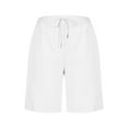 thumbnail image 5 of zbxnLI Women's Athletic Shorts Running Yoga Ladies High Waisted Wide Leg Casual Shorts with Pockets, 5 of 6
