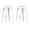 White, variant on Furniture of America Ridlon Metal 30-Inch Bar Stool in Blue (Set of 2)