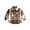 Khaki-Big Plaid, variant on SILVERCELL Toddler Boys Girls Flannel Button Down Shirts Long Sleeve Plaid Shirts Jackets Tops 6M-4T