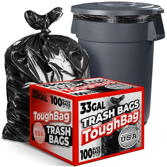 Bolsas de basura ToughBag TB-3354X39 33 galones 1.2 mil 100 unidades