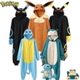 thumbnail image 2 of Disfraz de Pokémon para adultos, Pijama de una pieza para Halloween, de cuerpo completo, ropa de dormir de Navidad, 2 of 4
