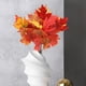 thumbnail image 5 of Hojas de arce artificiales CLLC para decoración de otoño, tallos, hojas de seda, ramo de otoño para interiores y exteriores, hogar, cocina, arreglos florales de otoño, decoración para exteriores e in, 5 of 8
