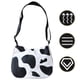 thumbnail image 2 of 1 bolsa con correa de hombro ajustable con estampado de vaca lechera (blanco y negro), 2 of 7