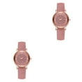 thumbnail image 1 of ZheElen Easy-to-read Ladies Quartz Watch Fashionable And Reliable Analog Display pink 2Set, 1 of 6