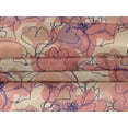 thumbnail image 5 of oneOone Velvet Light Beige Fabric Abstract Line Drawing Floral Sewing Craft Projects Fabric Prints By Yard 58 Inch Wide, 5 of 5
