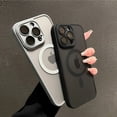 thumbnail image 2 of Armadura mate de lujo para Magsafe, funda de carga inalámbrica magnética para iPhone 11, 12, 13, 14, 15 16 Pro Max Plus, funda dura a prueba de golpes, 2 of 5