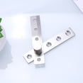 thumbnail image 2 of SHOWERORO 1Pc Invisible Pivot Hinges Stainless Steel Furniture Rotating Hinge for Garages, 2 of 6
