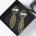 thumbnail image 4 of Swans Elegant Vintage Copper-Colored Lace Bookmarks - Set of 2, Stainless Steel Reading Accessories for Book Lovers, 4 of 5