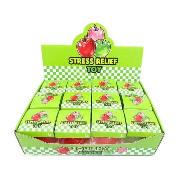 Knisume Squeeze Squishy Slow Rising Squishy Toys - Apple Maltose Filled Satisfying Squishy, Decompression Anxiety Relief Fidget Toy, Office Desk Anti Stress Soft Gel Squeezable,Multicolor