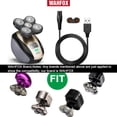 thumbnail image 3 of Cordon de Chargeur pour Rasoir Universel Compatible avec Rasoir pour Tête, Cordon de Chargeur WAHFOX pour de Nombreuses Marques, Câble USB pour Rasoir, Cordon d'Alimentation pour Rasoir Électrique de Remplacement, 3 of 5