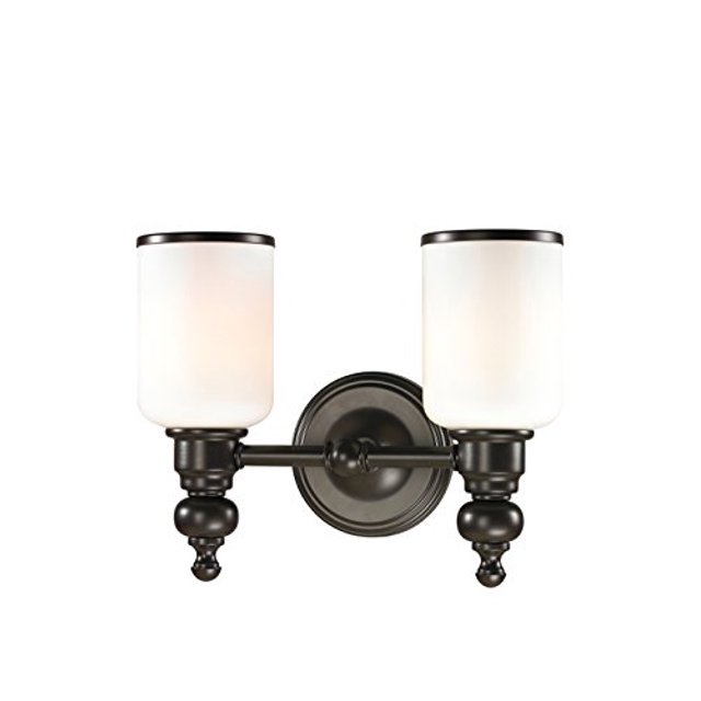 ElkGroup International 11591/2-LED Collection Bristol Bain 2 Lumières Bronze Huilé - LED