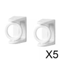 thumbnail image 1 of Soporte de barra de cortina,Soporte de barra de cortina autoadhesivo sin perforaciones,Ganchos para sujetar barras de cortina para baño,cocina y hogar,Soportes para barras de, 1 of 8