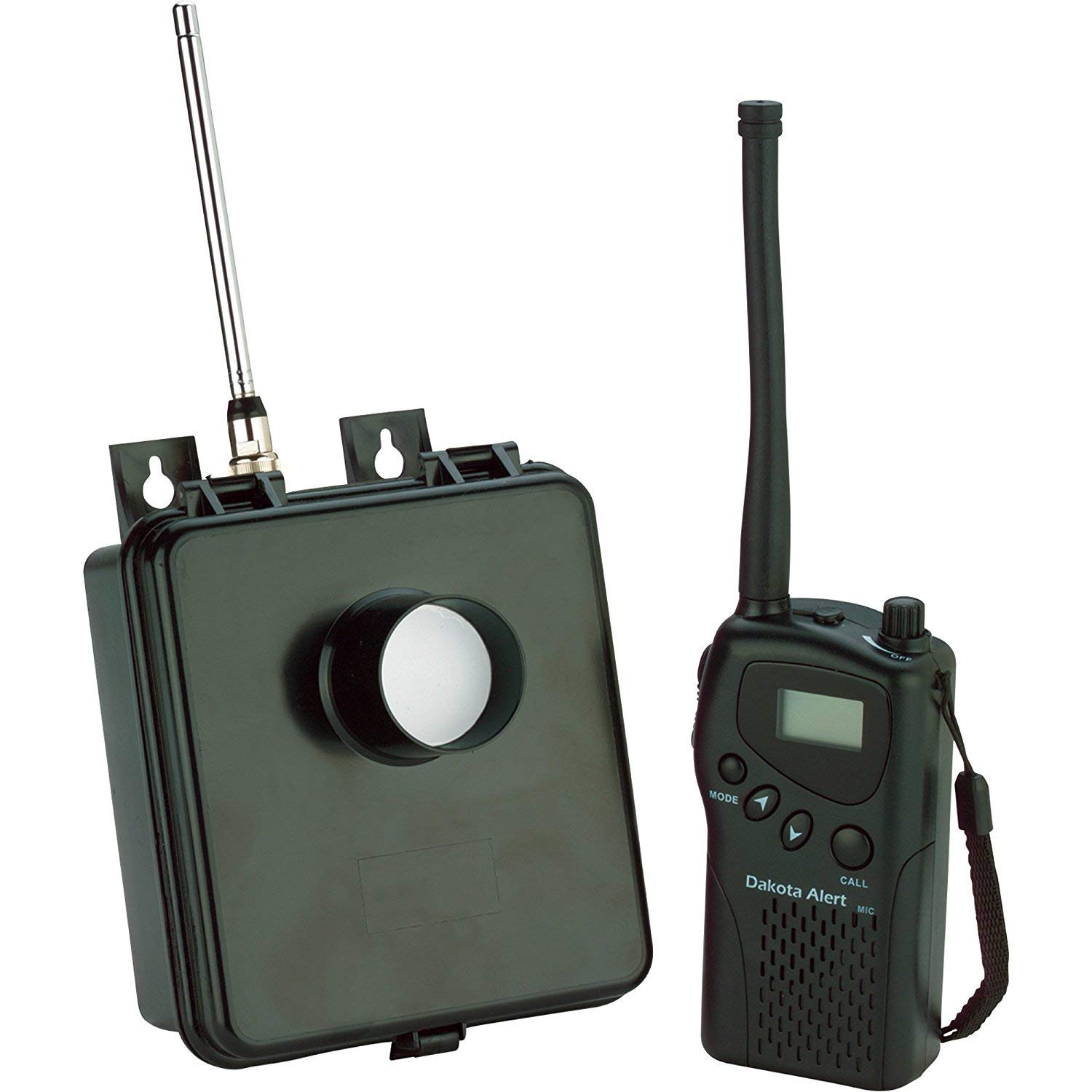 Dakota Alert MURSHTKIT Motion Sensor Kit MURS Alert Transmitter Box and Handheld  M538HT Wireless VHF Transceiver License Free Multi Use Radio Service 