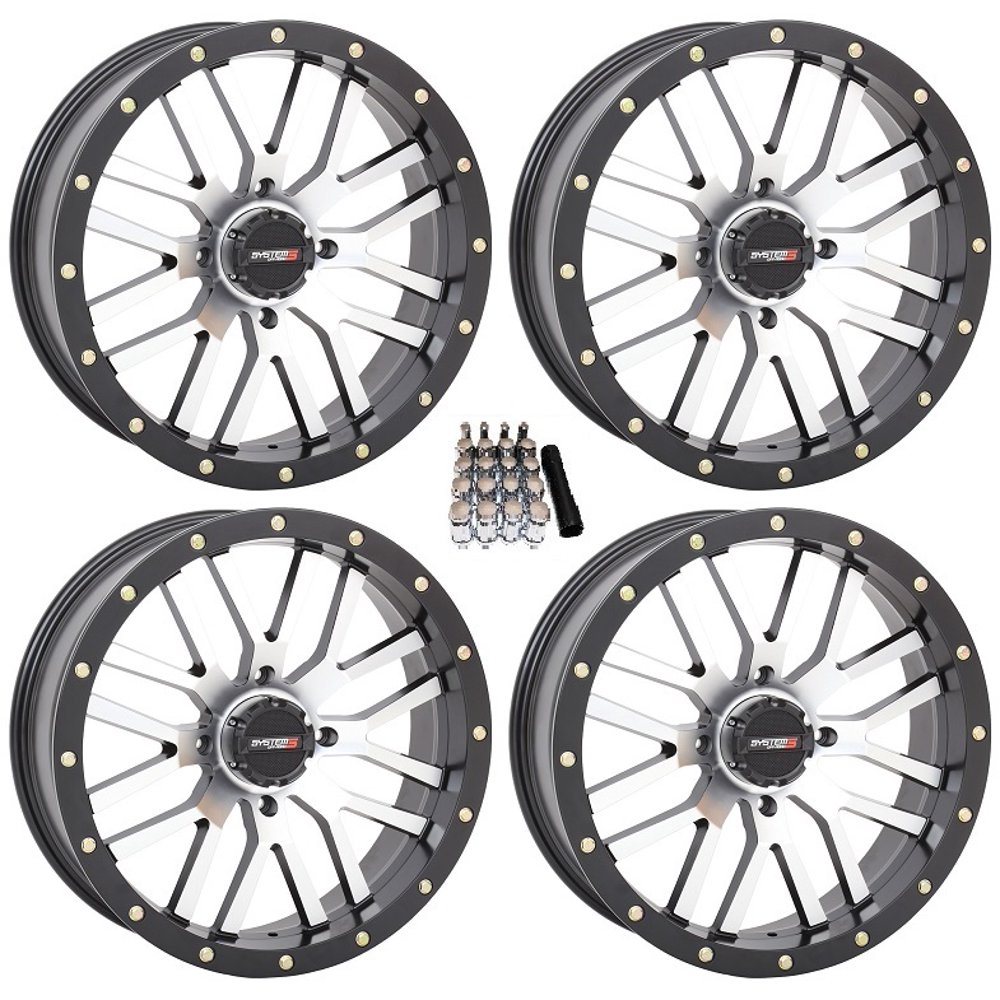 System 3 St-3 System 3 ST-3 Machined UTV Wheels 20" Polaris RZR 1000 XP / Ranger XP