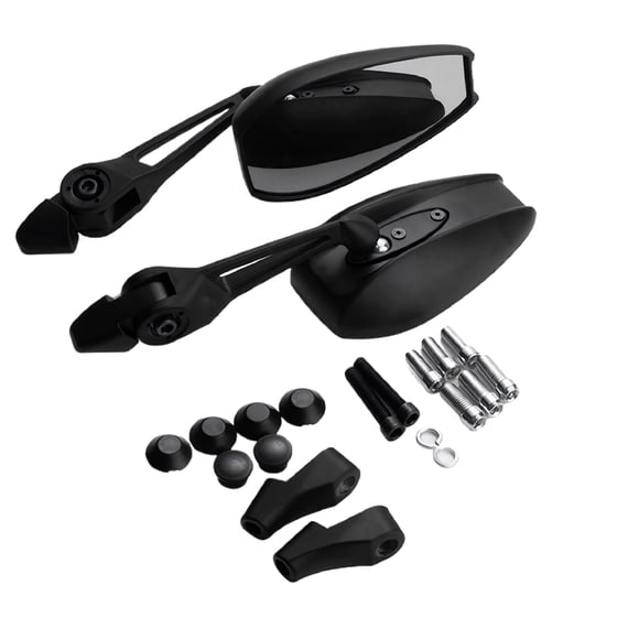 Youkk ADV350 Motorcycle Rearview Mirror For Wide Compatibility ATV Down 2024 New Motorcycle Accessories Black WHITE GLASS