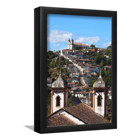 View of the Unesco World Heritage City of Ouro Preto in Minas Gerais Brazil, Framed Art Print Wall Art by OSTILL Sold by Art.Com