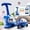 Blue, variant on Air Powered Balloon Dinosaur Launcher Toy, Educational Science Experiment Toy, Kids Outdoor Active Play Toy Set, Physics Learning Motor Skill Toy, Parent Child Interactive Game Toy