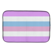 Bigender Pride Dish Drying Mat