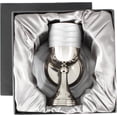 thumbnail image 6 of Zion Judaica Prestigious Pesach Kiddush Cup Set Gift Boxed Elegant Silver Enamel & Polished Nickel Plated 5.75" Passover Wine Cup Goblet With Tray Stunning Shabbat, Rosh Hashanah, Seder Décor, 6 of 6