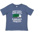 thumbnail image 3 of Inktastic Just a Boy Who Loves Garbage Trucks Boys Baby T-Shirt, 3 of 5