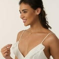 thumbnail image 2 of Sunyuer Pearl Necklace: 14K Gold-Plated Pearl Necklace for Women 16.5” + 2”, 2 of 5