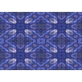 thumbnail image 1 of Ahgly Company Indoor Rectangle Patterned Light Slate Blue Area Rugs, 6' x 9', 1 of 1