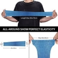 thumbnail image 4 of Women Men Sun Protection Garden Sleeves Denim Blue Cooling Protective Arm Sleeves With Thumb Hole, 4 of 6