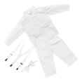thumbnail image 3 of 1 Conjunto: Traje de caballero para baby shower: Traje de bebé niño con pajarita, camisa de vestir, tirantes y pantalones para bodas, fiestas y eventos formales. Tamaño: 90 cm., 3 of 5