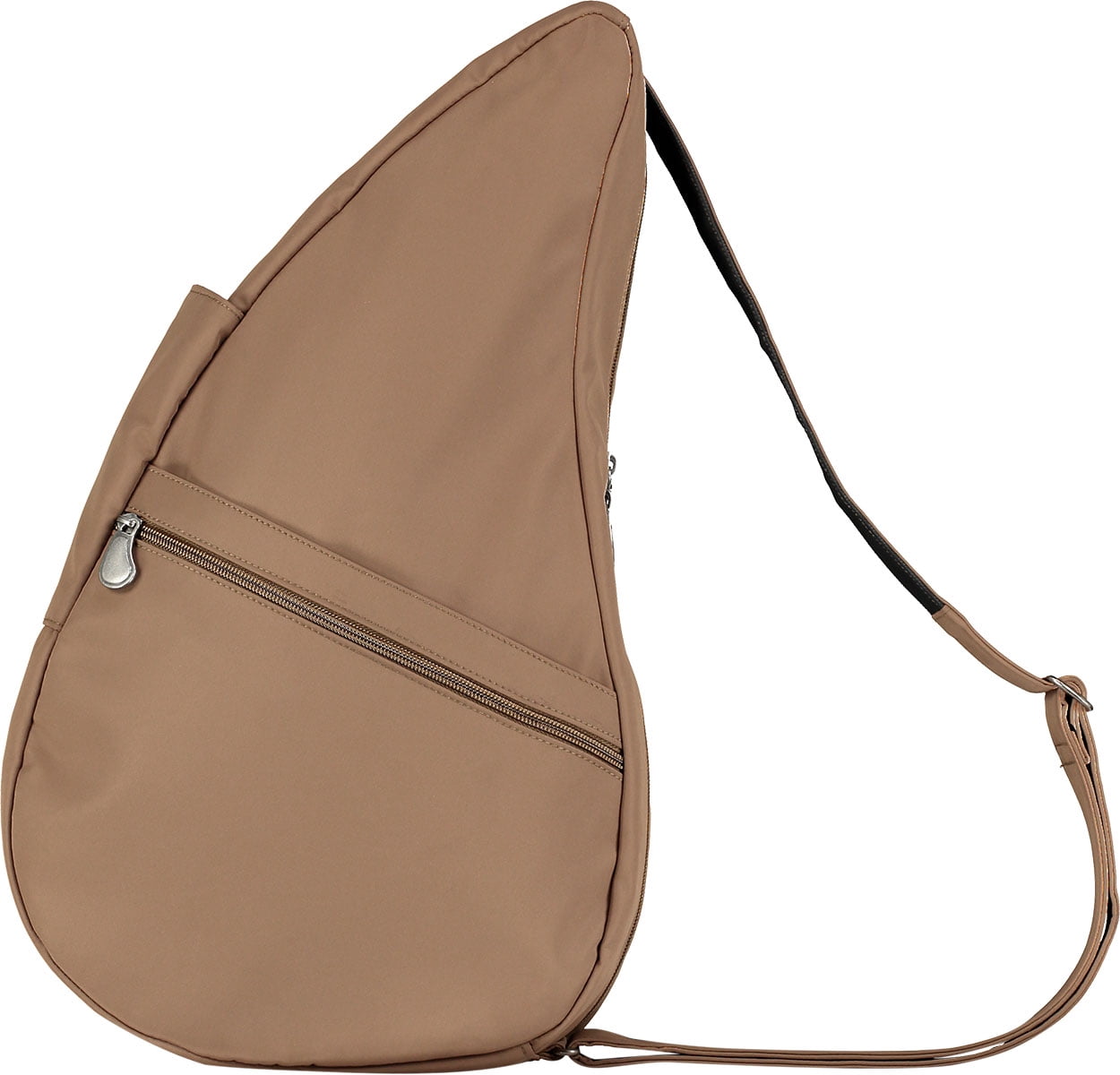 AmeriBag 19" Microfiber Crossbody Sling Healthy Back Bag (Taupe)