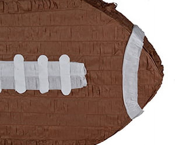 Football Piñata, Brown, Large size, 20.5in x 14.5in