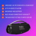 thumbnail image 2 of JBL Boombox 4 Portable Waterproof Bluetooth Speaker with Electronics Expo Gear Weather-Resistant Hard-Shell Travel Case – Powerful Bass, 34-Hour Playtime, IP68 Waterproof, Auracast, BLUE, 2 of 11