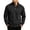 Black, variant on Men's Old Money Style French Terry Sweatshirt Mock Neck Warm 1/4 Button Pullover Classic Fit Long Sleeve Shirts for Fall Business Casual Daily Wear, Navy, XXXL