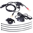 thumbnail image 2 of Kit De Cargador USB Dual Universal Para Motocicleta, Adaptador De Cable, Fusible En Línea Para Carga Rápida, Teléfono Para Motocleta, GPS, 2 of 7