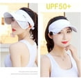 thumbnail image 4 of Sun Visor Hat for Women and Men - Retractable Brim Sport Hat, Summer Golf Tennis Running Beach Hat with Ponytail Hole, 4 of 7