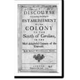 thumbnail image 2 of Historic Framed Print, Title page, Robert Mountgomery, A discourse concerning. establishment of a new colony to the South of Carolina, London, 1717, 17-7/8" x 21-7/8", 2 of 9