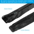thumbnail image 5 of Uxcell 23.6" Chandelier Chain Cover Chain Protective Sleeve Washable with Zipper Black, 5 of 6