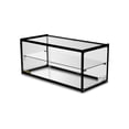 thumbnail image 1 of Vitrina Neutra Recta de Mostrador Rhino, 120 L, Vidrio Templado de 5 mm, Bordes de Aluminio, 2 Puertas Traseras, Exhibición Profesional para Panadería, Repostería y Ventas de Impulso, VITNEU-120R, 1 of 1