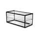 thumbnail image 1 of Vitrina Neutra Recta de Mostrador Rhino, 120 L, Vidrio Templado de 5 mm, Bordes de Aluminio, 2 Puertas Traseras, Exhibición Profesional para Panadería, Repostería y Ventas de Impulso, VITNEU-120R, 1 of 1