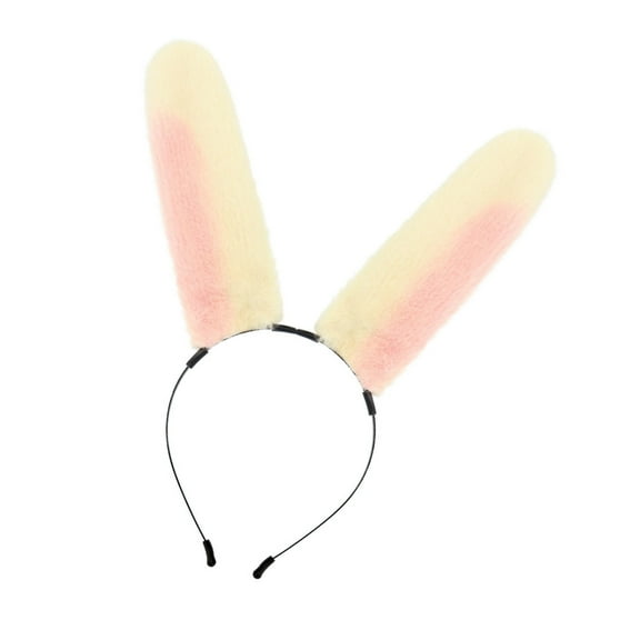 Yokua Girl Rabbits Headbands Furry Headwear Hairbands Fun Rabbit Ears Headwear