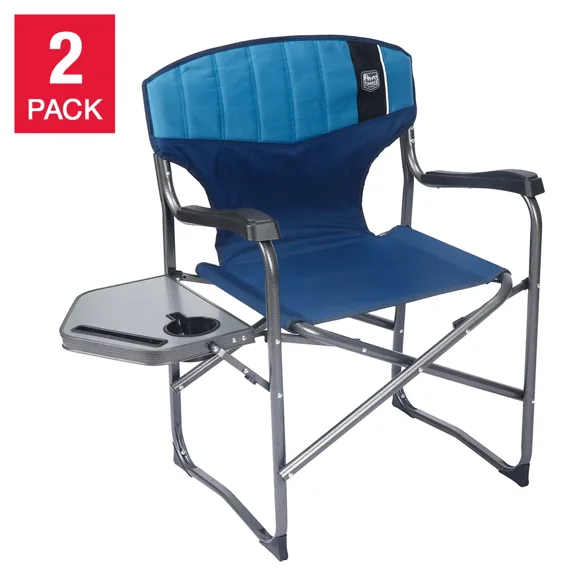 Timber Ridge D Frame Director’s Chair | Beach Chair | Patio Chair | Outdoor chair / 2 Pack
