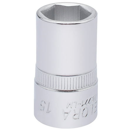 

Draper 15304 15mm 1/2 Square Drive Elora Hexagon Socket