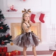 thumbnail image 7 of Wancir Winter Dress Girls Girls Christmas Role Play Christmas Tree Outfits Poncho Stage Sweater Pencil, 7 of 7