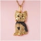 thumbnail image 3 of Royal Yorkie Colgante DogNeck07 4Pzas Royal Yorkie Dorado/Negro Metal Cadena y Dije. High Monaco MXNDK-004, 3 of 4